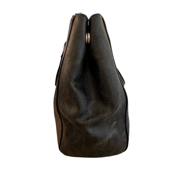 Michael Kors Sutton Satchel Classic Dark Brown/Black with Logo - Picture 9 of 12